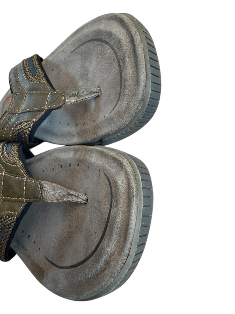 Earth Spirit Men’s Brown Flip Flop Sandals - Casual Comfort - US Size 10 - Picture 7 of 12